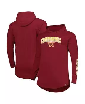 Мужская фирменная бордовая толстовка с капюшоном washington commanders big and tall front runner pullover Fanatics