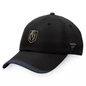 Мужская фирменная черная регулируемая шапка Fanatics Vegas Golden Knights Authentic Pro Rink Pinnacle