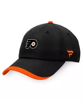 Мужская фирменная черная регулируемая шапка Philadelphia Flyers Authentic Pro Rink Pinnacle Fanatics