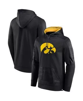Мужская фирменная черная толстовка с капюшоном iowa hawkeyes on the ball Fanatics, черный