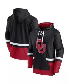 Мужская фирменная черная толстовка с капюшоном oklahoma sooners first battle pullover Fanatics, черный