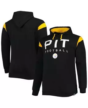 Мужская фирменная черная толстовка с капюшоном pittsburgh steelers big and tall call the shots Fanatics, черный