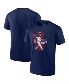 Мужская фирменная футболка david ortiz navy boston red sox legend с графическим принтом Fanatics, синий