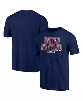 Мужская фирменная футболка navy team usa united we stand waved Fanatics, синий