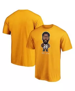 Мужская фирменная футболка с логотипом anthony davis gold los angeles lakers 2020 nba playoffs star player Fanatics
