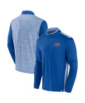 Мужская фирменная куртка Royal Florida Gators Recharged с молнией на четверть Fanatics, синий
