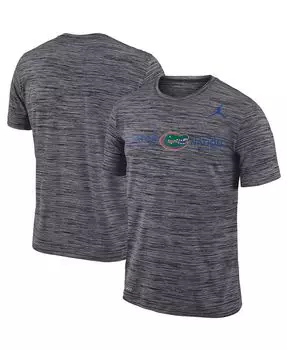 Мужская фирменная серая футболка florida gators velocity legend logo performance Jordan, серый