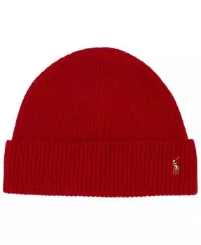 Мужская фирменная шляпа с манжетами Polo Ralph Lauren, красный