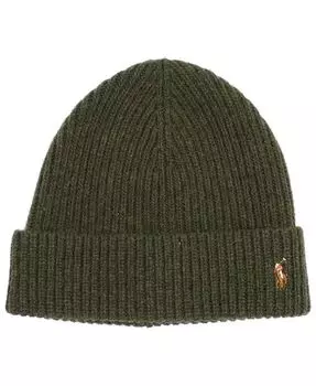 Мужская фирменная шляпа с манжетами Polo Ralph Lauren, зеленый