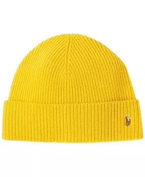 Мужская фирменная шляпа с манжетами Polo Ralph Lauren, желтый