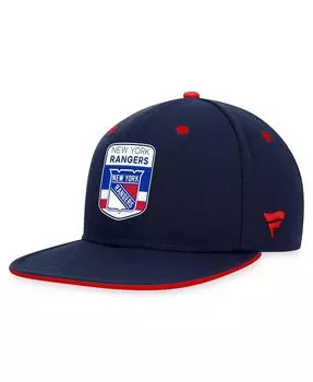 Мужская фирменная темно-синяя кепка Snapback проекта НХЛ 2023 «Нью-Йорк Рейнджерс» Fanatics