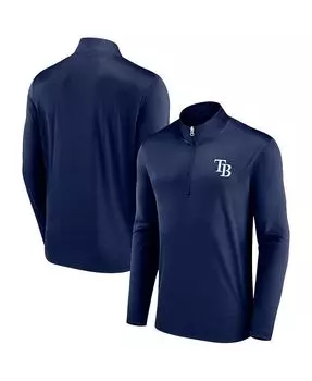 Мужская фирменная темно-синяя куртка с молнией без четверти Tampa Bay Rays Underdog Mindset Fanatics, синий