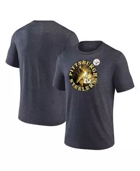 Мужская фирменная угольно-черная футболка pittsburgh steelers sporting chance Fanatics, мульти