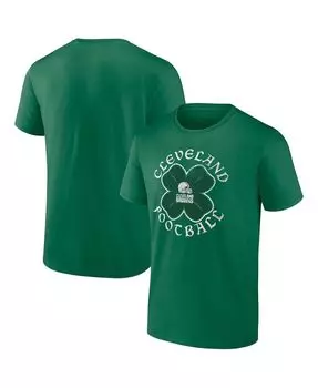 Мужская фирменная зеленая футболка cleveland browns big and tall celtic с логотипом Fanatics, зеленый