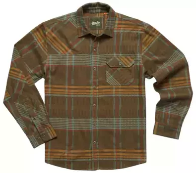 Мужская фланелевая рубашка Howler Brother Harker's Howler Brothers, цвет Conor Plaid Forage