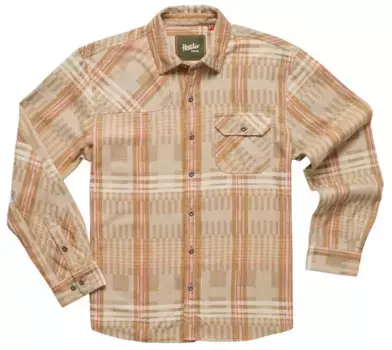 Мужская фланелевая рубашка Howler Brother Harker's Howler Brothers, цвет Conor Plaid Natural