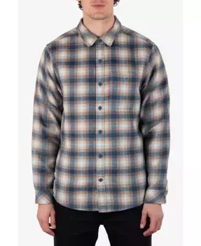 Мужская фланелевая рубашка Portland Heavyweight Hurley, серый