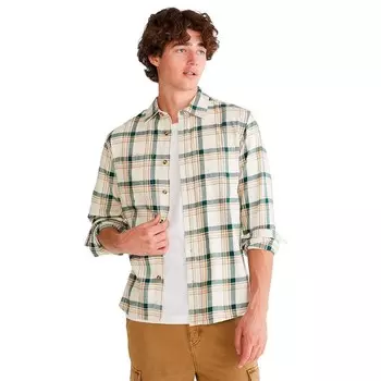Мужская фланелевая рубашка с длинным рукавом Aeropostale, цвет Egret