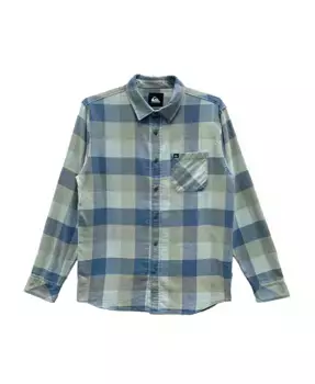 Мужская фланелевая рубашка с длинным рукавом Motherfly Quiksilver, синий