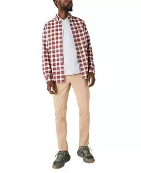 Мужская фланелевая рубашка в клетку Lacoste