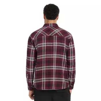 Мужская фланелевая рубашка в клетку на пуговицах Hurley