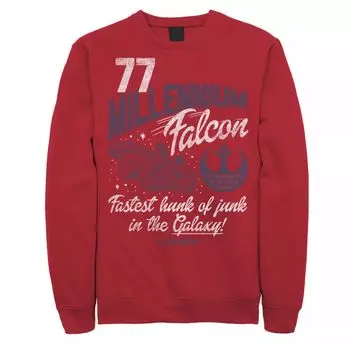 Мужская флисовая футболка Millennium Falcon Vintage Star Wars