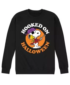 Мужская флисовая футболка Peanuts Hooked On Halloween AIRWAVES