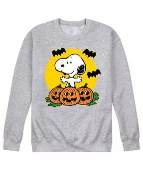 Мужская флисовая футболка Peanuts Snoopy Pumpkins AIRWAVES, серый