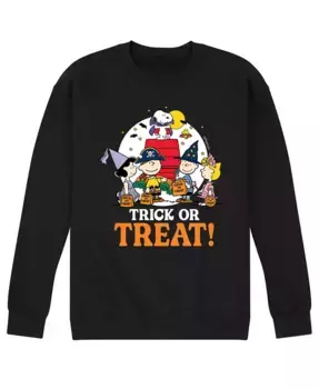 Мужская флисовая футболка Peanuts Trick or Treat AIRWAVES, черный