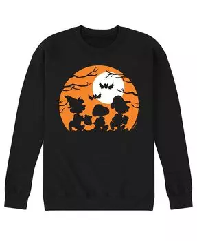 Мужская флисовая футболка Peanuts Trick or Treating AIRWAVES, черный
