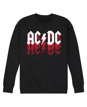 Мужская флисовая футболка с логотипом ACDC AIRWAVES, черный