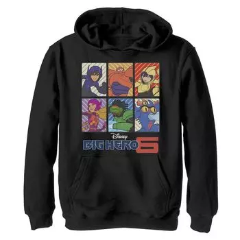 Мужская флисовая футболка с надписью и логотипом Disney Big Hero 6 для групповых снимков Licensed Character