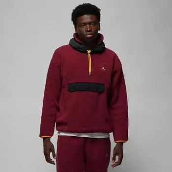 Мужская флисовая худи Jordan Essential Winter, красный