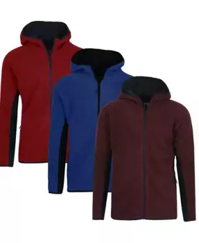 Мужская флисовая худи с молнией Tech, 3 шт Galaxy By Harvic, мультиколор