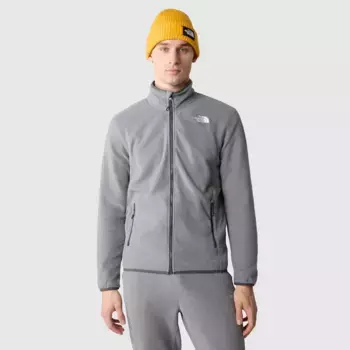 Мужская флисовая кофта The North Face 100 GLACIER FULL ZIP, серый