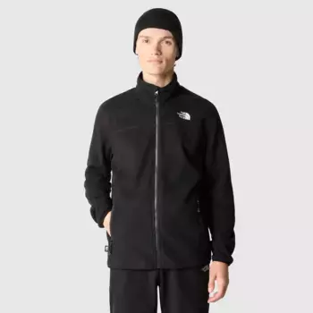 Мужская флисовая кофта The North Face 100 GLACIER FULL ZIP, чёрный