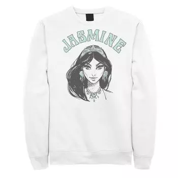 Мужская флисовая куртка Aladdin Live Action Jasmine Face Sketch Disney