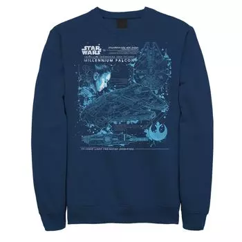 Мужская флисовая куртка Star Wars Rey Millennium Falcon Licensed Character