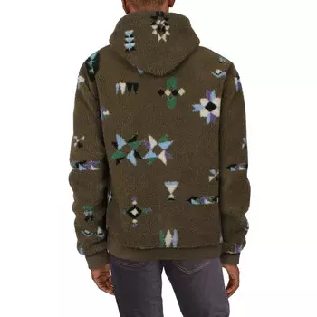 Мужская флисовая куртка свободного покроя из шерпа Scotch & Soda, цвет Military