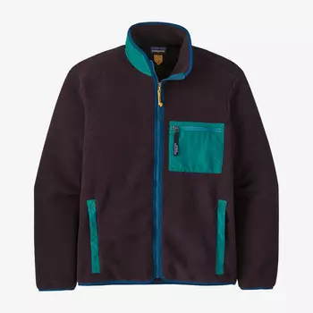 Мужская флисовая куртка Synchilla Patagonia, цвет Obsidian Plum