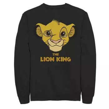 Мужская флисовая куртка The Lion King Young Simba Face Disney