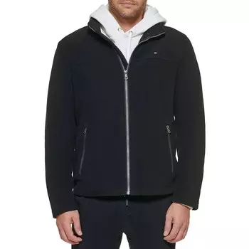 Мужская флисовая куртка Tommy Hilfiger, черный