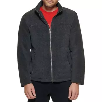 Мужская флисовая куртка Tommy Hilfiger, цвет Charcoal