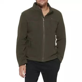 Мужская флисовая куртка Tommy Hilfiger, цвет Olive