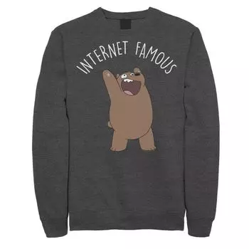 Мужская флисовая одежда Cartoon Network We Bare Bears Internet Famous Licensed Character