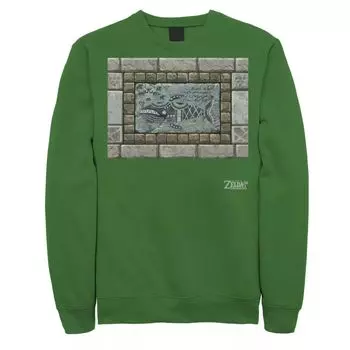 Мужская флисовая рамка с портретом из камня Nintendo Legend Of Zelda Links Awakening Whale Stone Licensed Character
