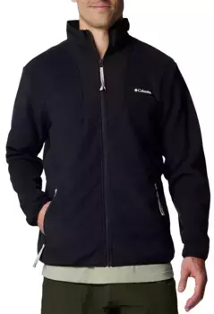 Мужская флисовая рубашка с молнией и полной молнией Columbia Sequoia Grove, черный