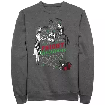 Мужская флисовая рубашка с рисунком Disney's «Кошмар перед Рождеством»., цвет Charcoal Heather