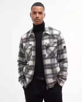 Мужская флисовая рубашка в клетку Barbour International, мультиколор