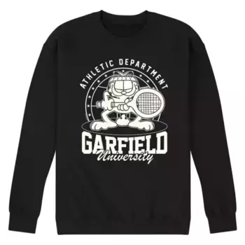 Мужская флисовая теннисная толстовка Garfield Licensed Character, черный